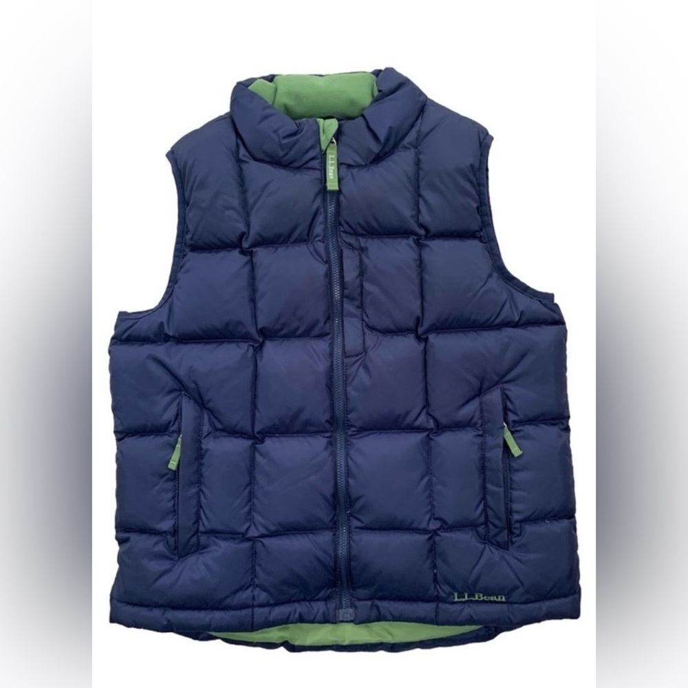 L.L. Bean Navy Down Vest